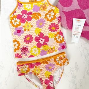 L.L. Bean Girls’ Tankini UPF 50+